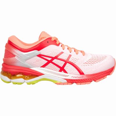 Női Asics Gel-Kayano 26 Kai Futócipő AS8053471 Fehér/Rózsaszín